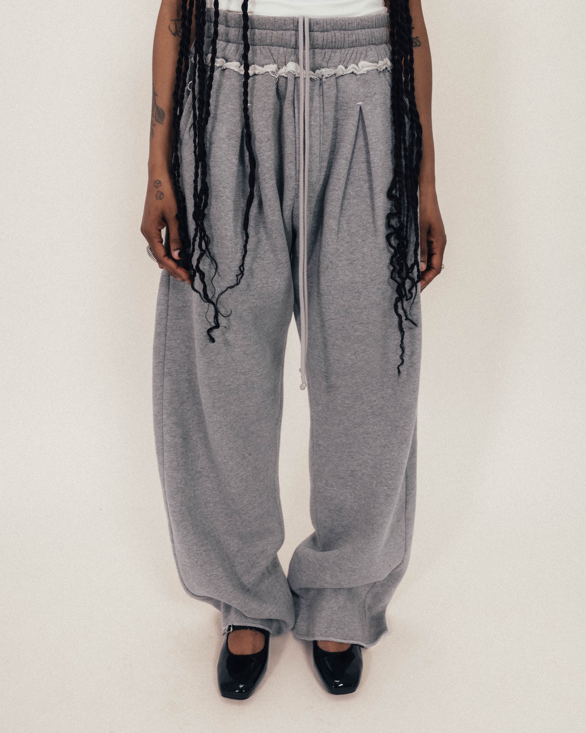 Pleated jogger pant