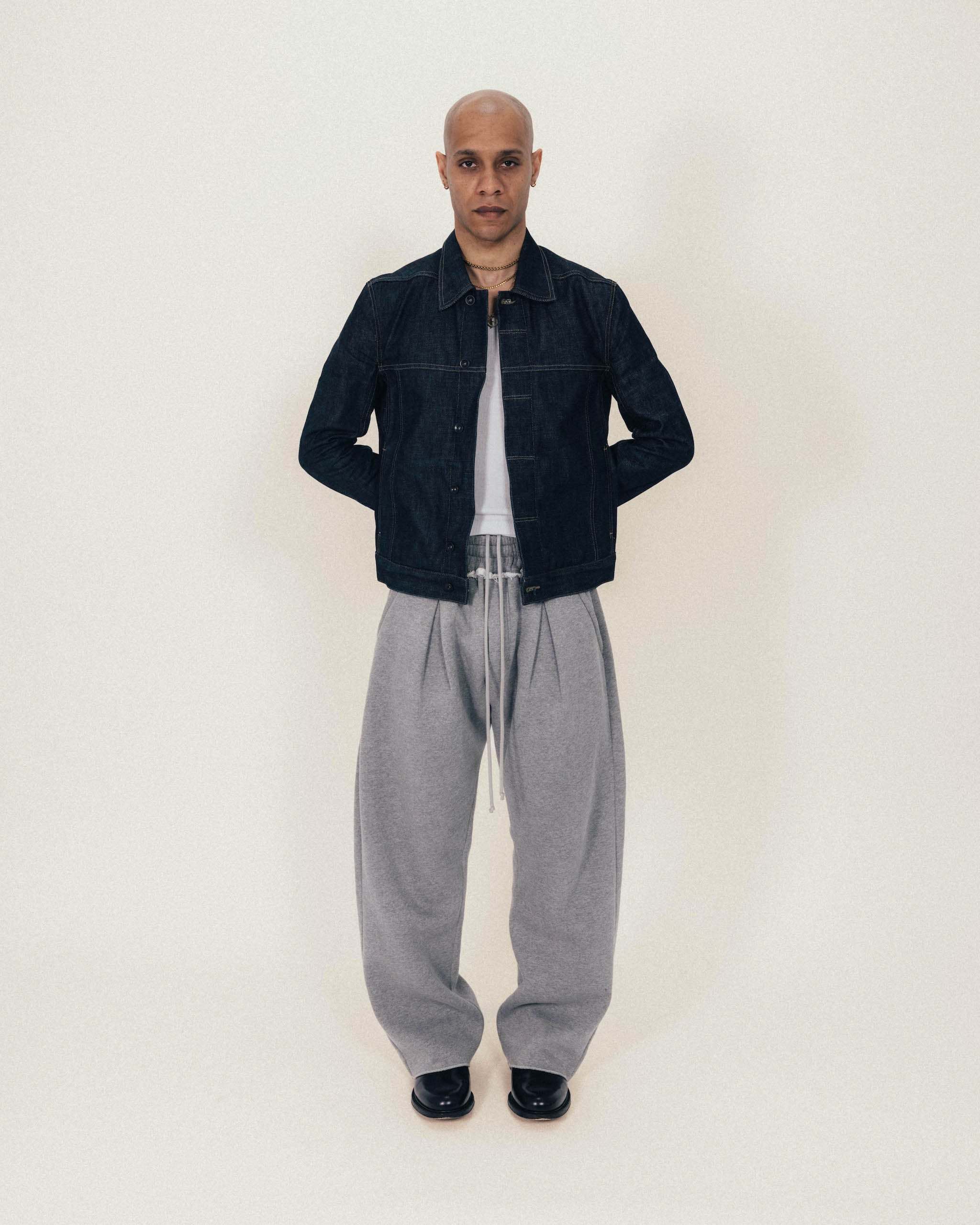 Pleated jogger pant