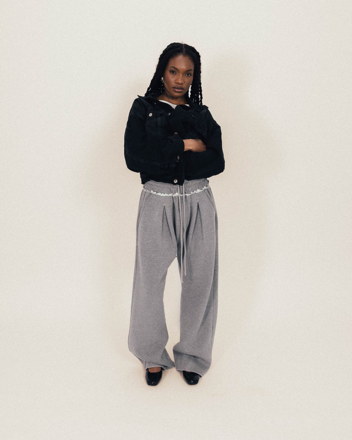Pleated jogger pant