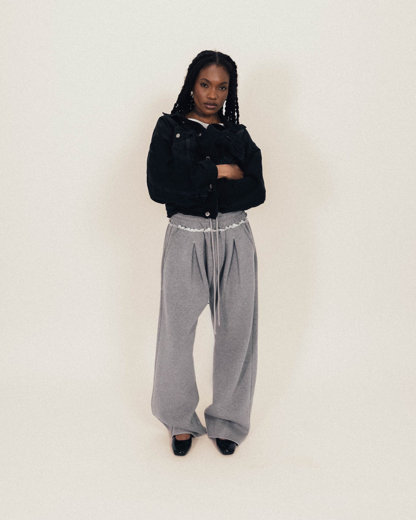 Pleated jogger pant